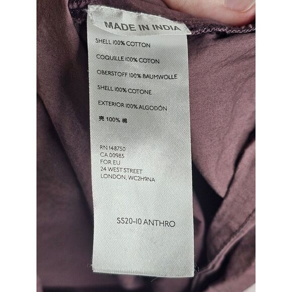 Anthropologie OTHILIA Lucette Tie-Dye Swing Dress in Brown Size 10 - Picture 5 of 9